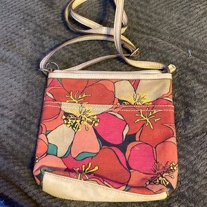 Floral crossbody bag